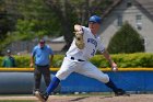 Baseball vs Babson  Wheaton College Baseball vs Babson during Championship game of the NEWMAC Championship hosted by Wheaton. - (Photo by Keith Nordstrom) : Wheaton, baseball, NEWMAC